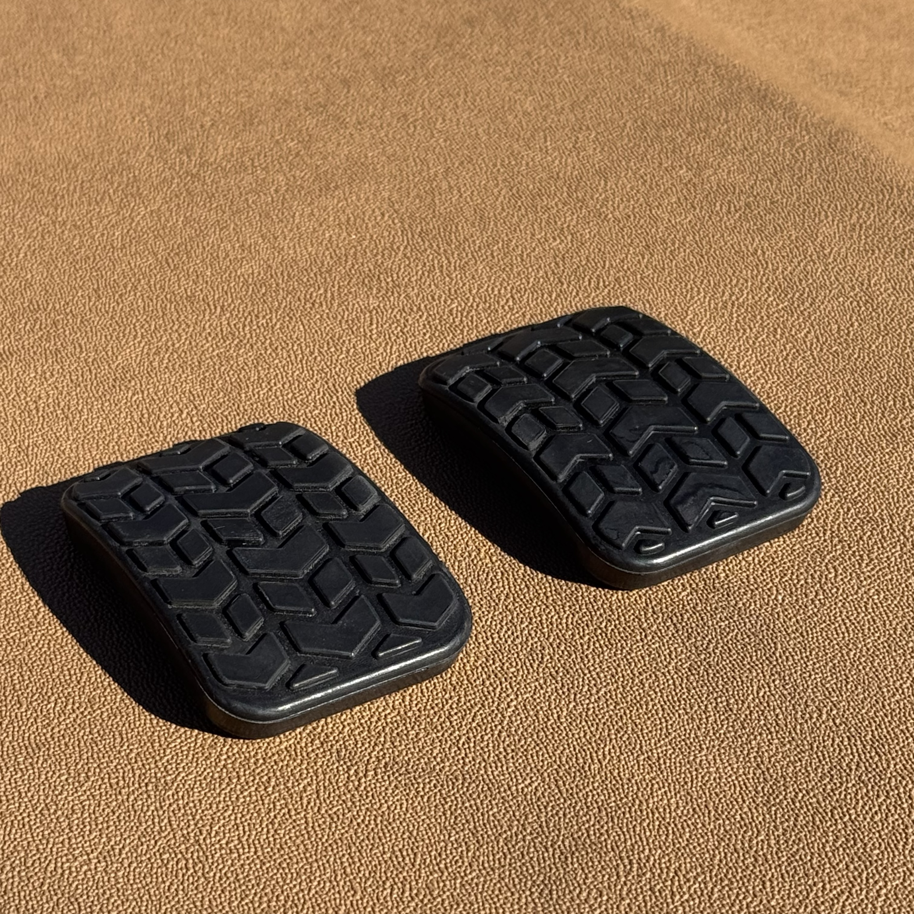 2 pc Miata Brake and Clutch Pedal Rubber