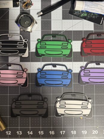 NA Miata Ornaments
